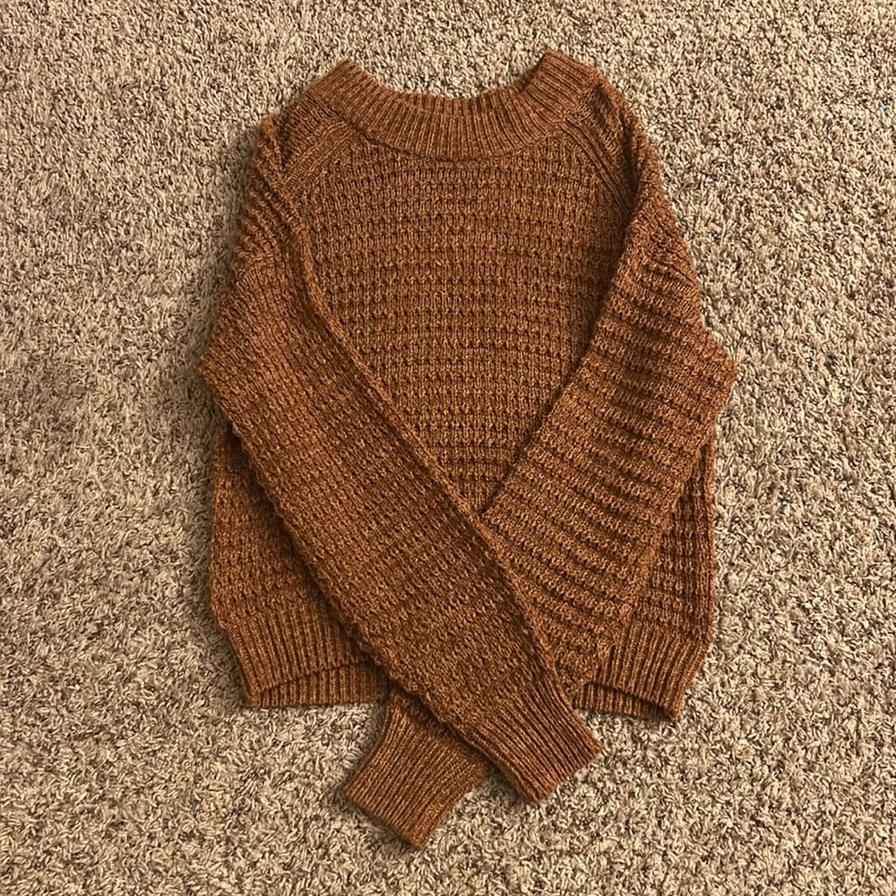 Orange sweater